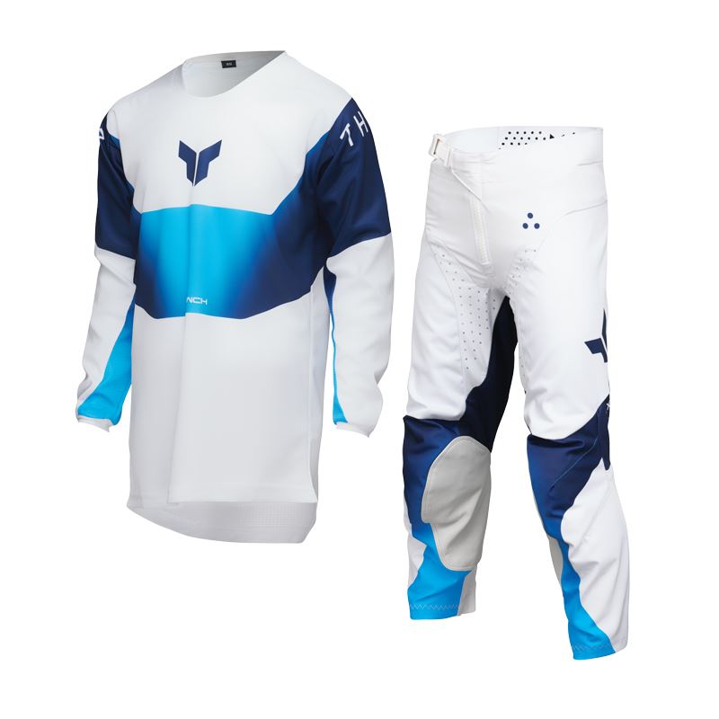 Thor 2026 Motocross Combo Kit Youth Launchmode Storm White